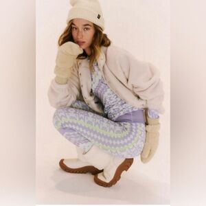 NWT Free People Movement Myoko Jacquard Base Legging